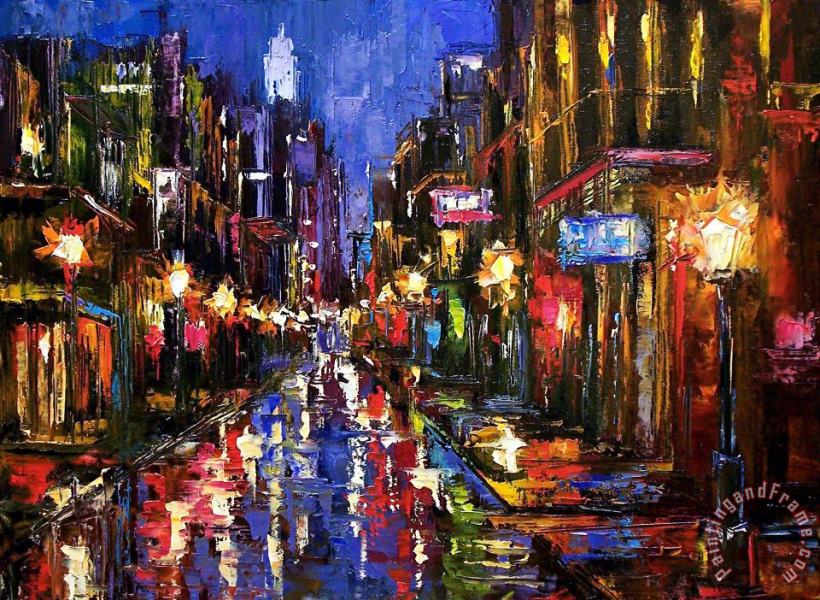 Debra Hurd New Orleans Storm Art Painting