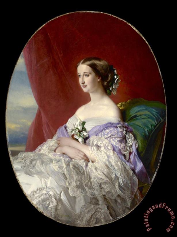 Franz Xaver Winterhalter Empress Eugenie Art Print