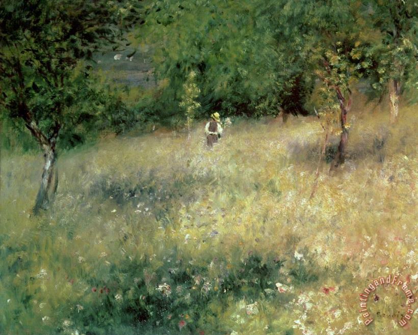 Pierre Auguste Renoir Spring at Chatou Art Painting