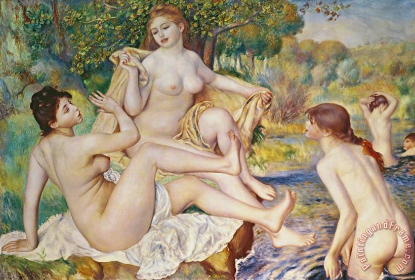 Pierre Auguste Renoir The Bathers Art Painting
