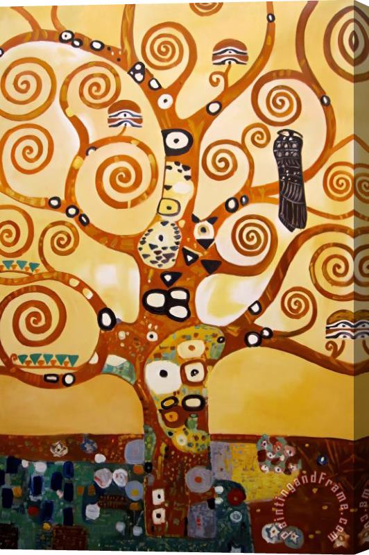 Gustav Klimt Tree of Life Stretched Canvas Print / Canvas Art