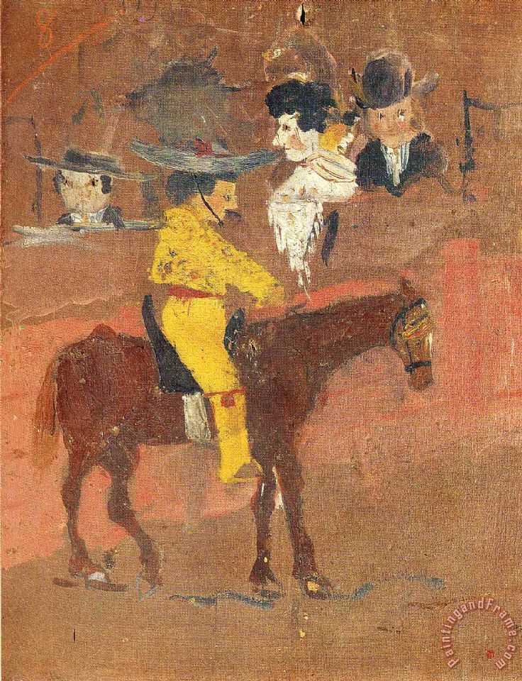 Pablo Picasso The Picador 1890 painting The Picador 1890 print for sale