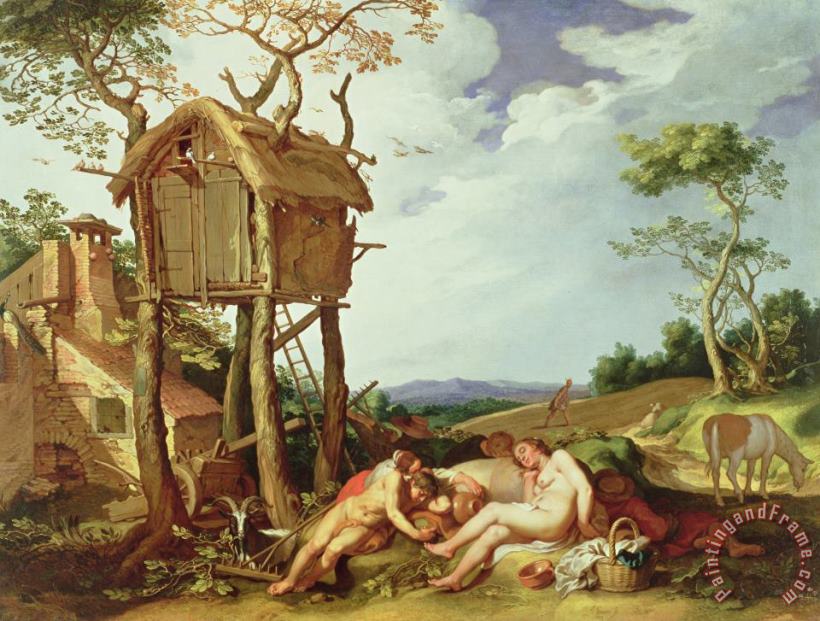 Abraham Bloemaert The Parable of the Wheat and the Tares Art Print