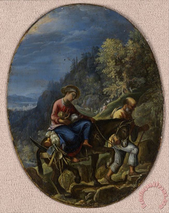 The Flight Into Egypt painting - Adam Elsheimer The Flight Into Egypt Art Print The Flight Into Egypt painting - Adam Elsheimer The Flight Into Egypt Art Print