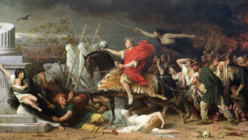 Caesar painting - Adolphe Yvon Caesar Art Print