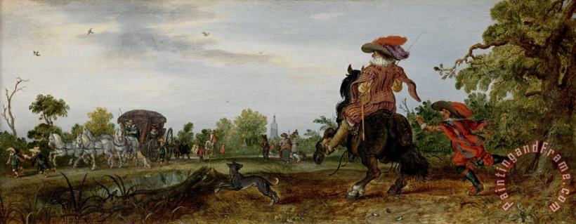 Adriaen Pietersz. van de Venne Summer (greeting) Art Painting