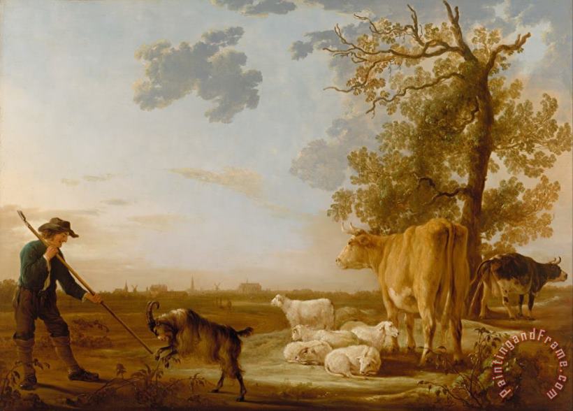 Aelbert Cuyp Landscape with Cattle Art Print