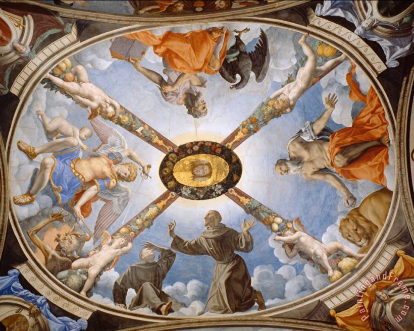Agnolo Bronzino Ceiling of The Chapel of Eleonora of Toledo Art Print