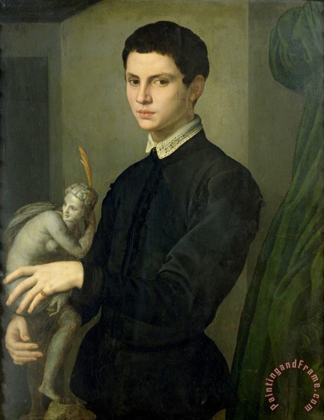 Portrait of a Sculptor, Possibly Baccio Bandinelli (1493 1560) painting - Agnolo Bronzino Portrait of a Sculptor, Possibly Baccio Bandinelli (1493 1560) Art Print