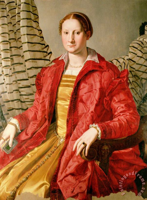 Portrait of Eleonora Da Toledo (1519 74) painting - Agnolo Bronzino Portrait of Eleonora Da Toledo (1519 74) Art Print