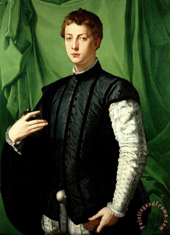 Portrait of Ludovico Capponi painting - Agnolo Bronzino Portrait of Ludovico Capponi Art Print