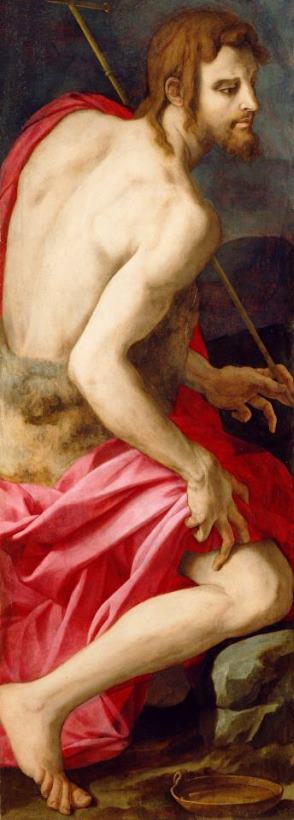 St. John The Baptist painting - Agnolo Bronzino St. John The Baptist Art Print