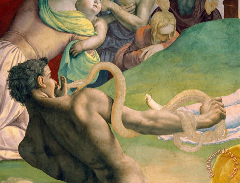 The Adoration of The Bronze Snake painting - Agnolo Bronzino The Adoration of The Bronze Snake Art Print