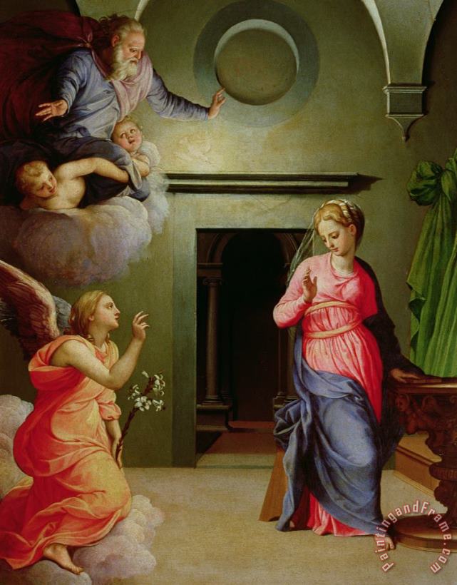 Agnolo Bronzino The Annunciation Art Painting