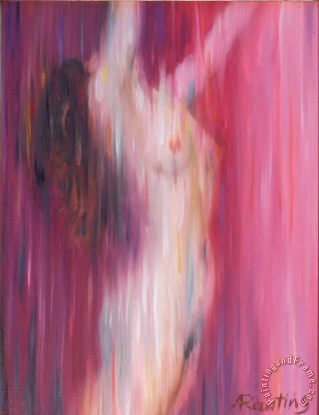 Nude painting - Agris Rautins Nude Art Print
