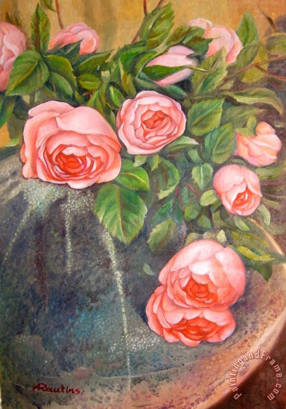 Agris Rautins Roses Art Painting