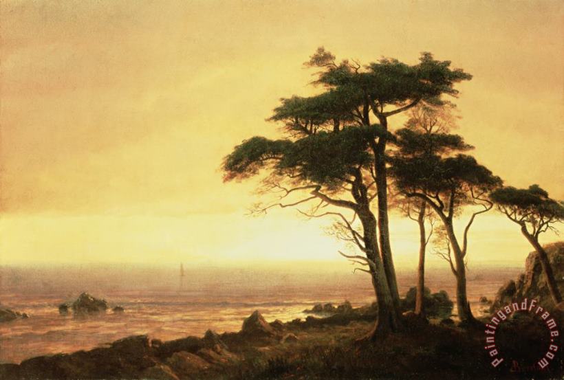 Albert Bierstadt California Coast Art Print