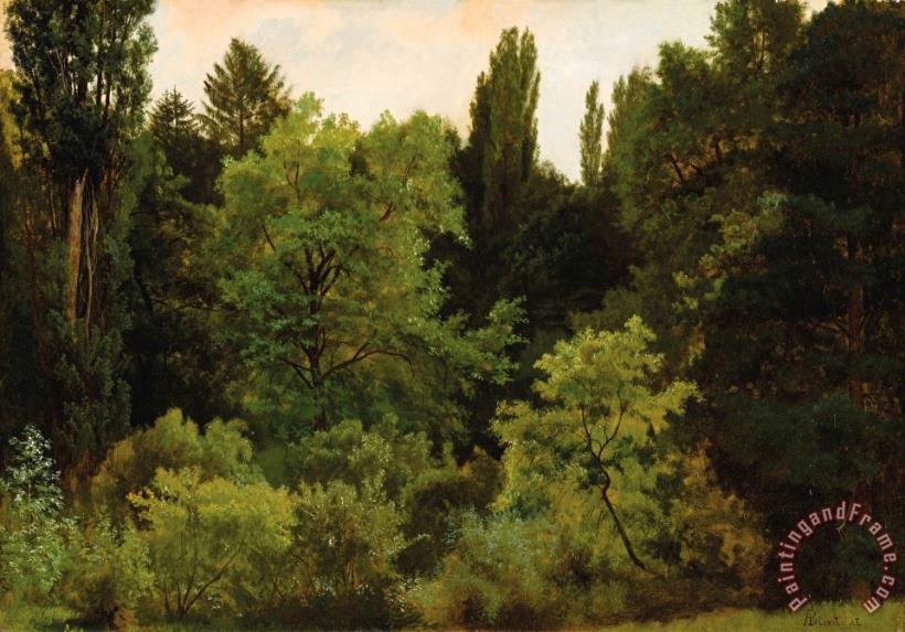 Albert Bierstadt Deep in The Rockies Art Print