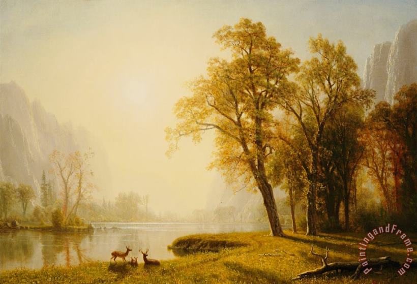 Albert Bierstadt Yosemite Valley Art Print