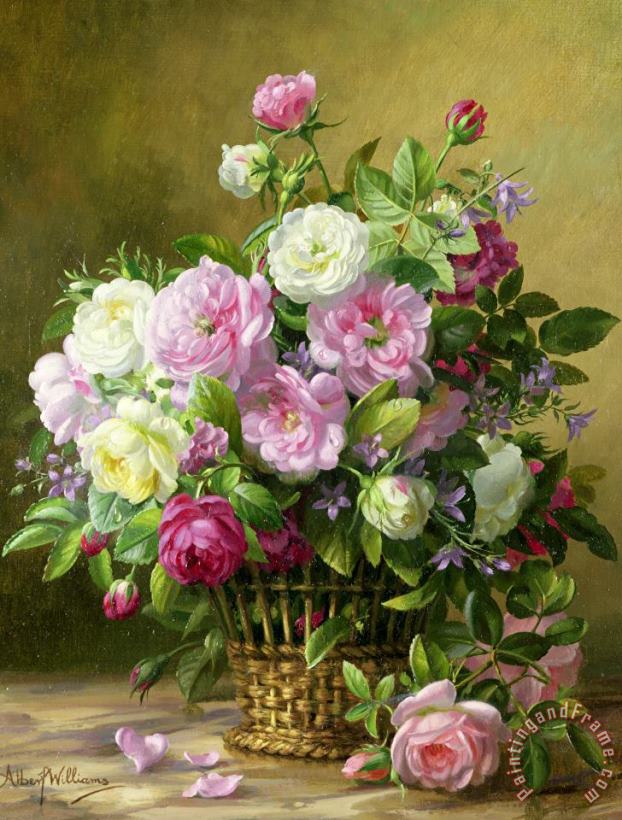 Albert Williams Roses Art Print