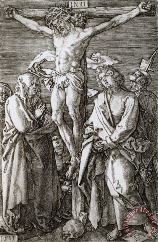 Crucifixion painting - Albrecht Durer Crucifixion Art Print