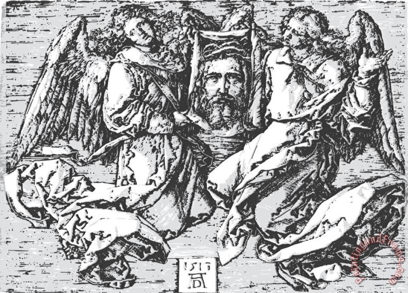 Albrecht Durer Durer Etching St Veronica's Veil Art Print