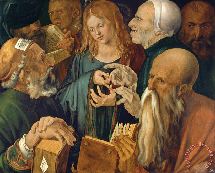 Albrecht Durer Jesus Among The Doctors Art Painting