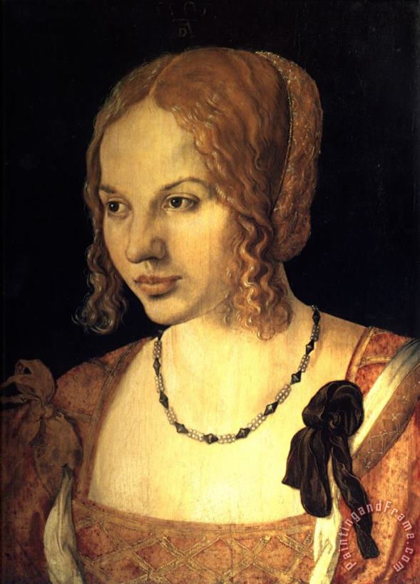 Albrecht Durer Portrait of a Young Venetian Woman Art Painting