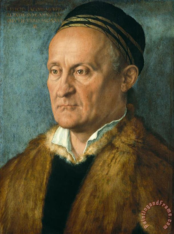Portrait Of Jakob Muffel painting - Albrecht Durer Portrait Of Jakob Muffel Art Print