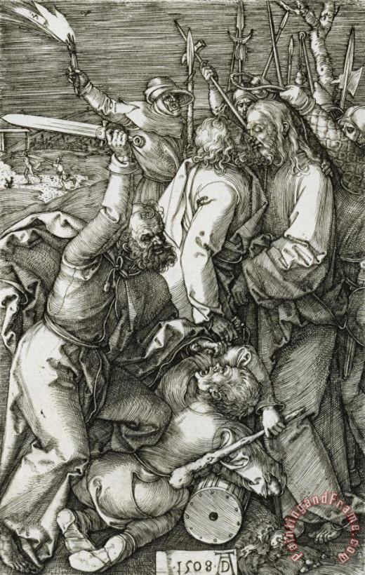 The Betrayal of Christ painting - Albrecht Durer The Betrayal of Christ Art Print
