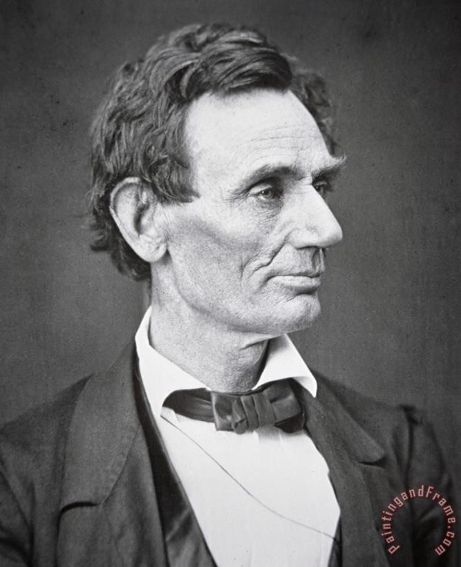 Abraham Lincoln painting - Alexander Hesler Abraham Lincoln Art Print