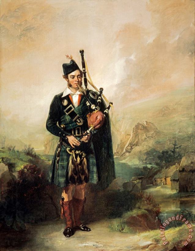 Alexander Johnston Angus Mackay, 1812 1859. Piper to Queen Victoria, 1843 1853 Art Painting