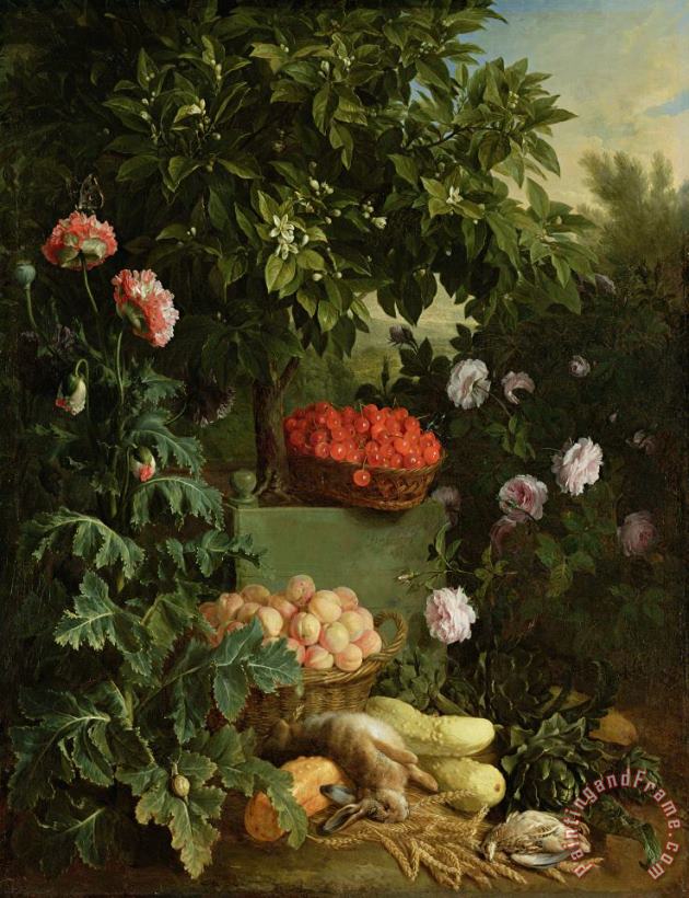 Alexandre-Francois Desportes Summer Art Painting