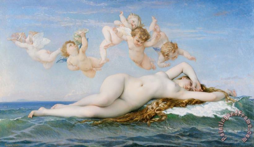 Birth of Venus painting - Alexandre Cabanel Birth of Venus Art Print