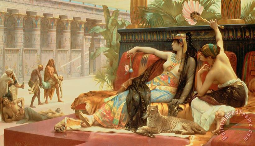 Alexandre Cabanel Cleopatra Testing Poisons On Those Condemned To Death Art Painting