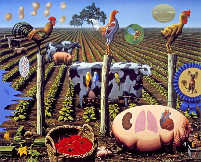 Alexis Rockman The Farm Art Print