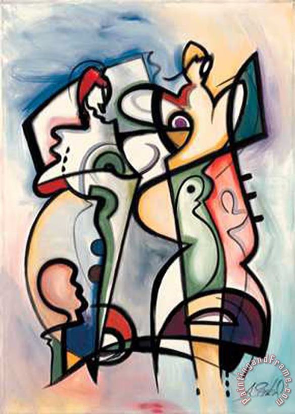 alfred gockel Coolest Jazz Art Painting