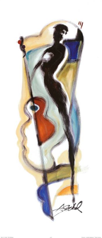 alfred gockel Guitar Art Painting