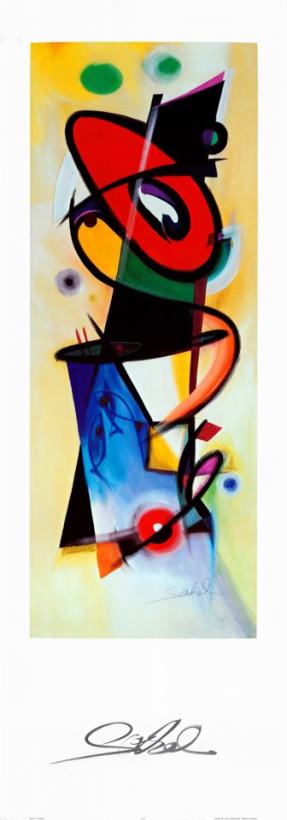 Right Point painting - alfred gockel Right Point Art Print