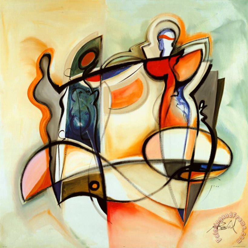 Time to Say Goodbye painting - alfred gockel Time to Say Goodbye Art Print