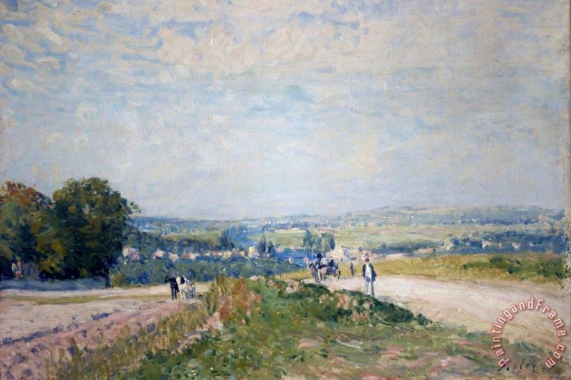 Alfred Sisley El Camino De Montbuisson a Louveciennes Art Painting