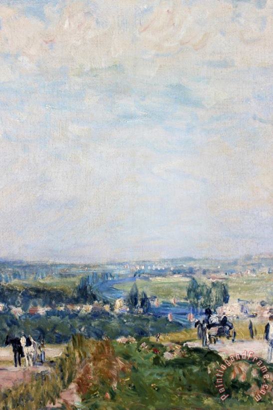 Alfred Sisley El Camino De Montbuisson a Louveciennes Art Painting