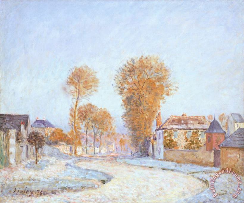 Alfred Sisley First Frost Art Print