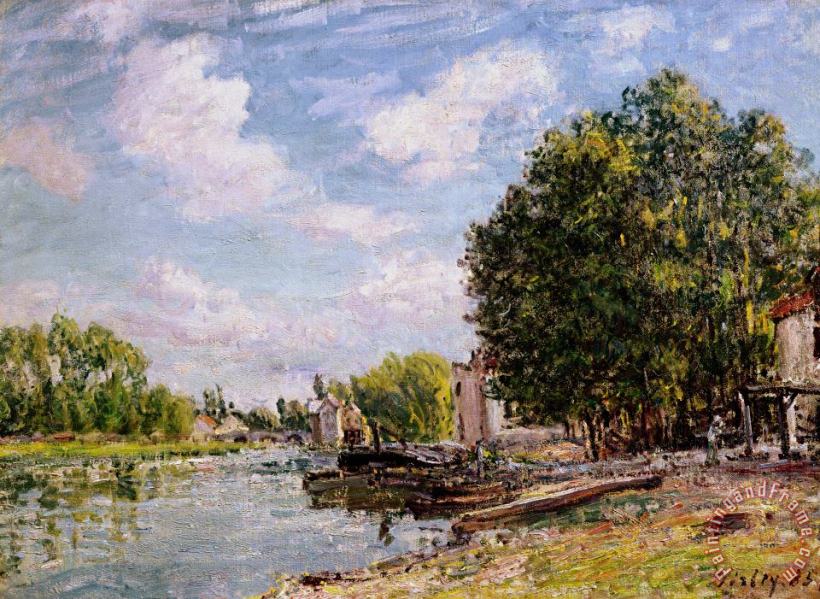 Alfred Sisley Moret-sur-Loing Art Painting