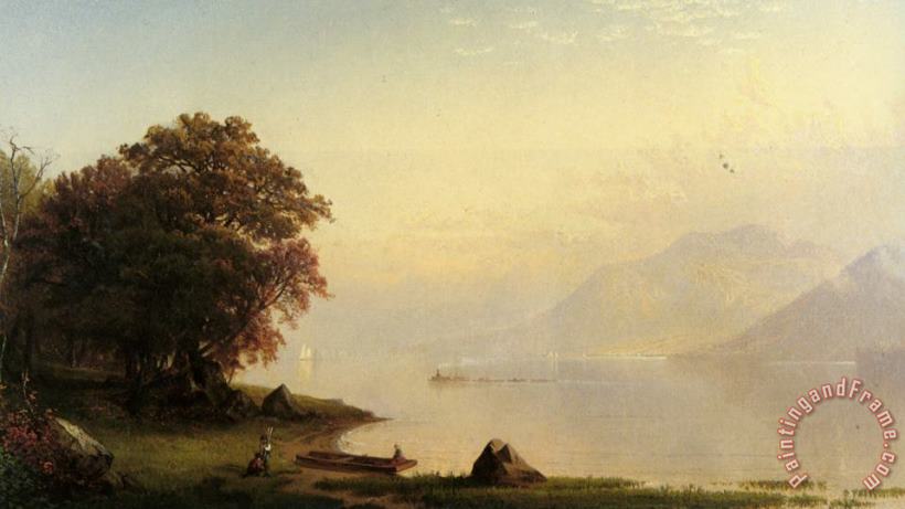 View Near Kingston New York painting - Alfred Thompson Bricher View Near Kingston New York Art Print