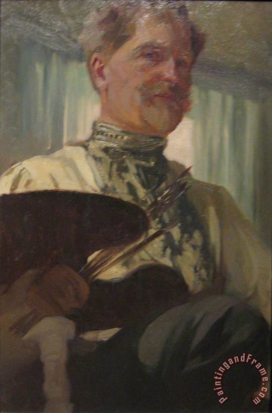 Alphonse Marie Mucha Self Portrait 1907 Art Print