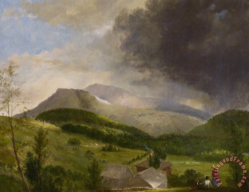 Alvan Fisher Approaching Storm White Mountains Art Painting