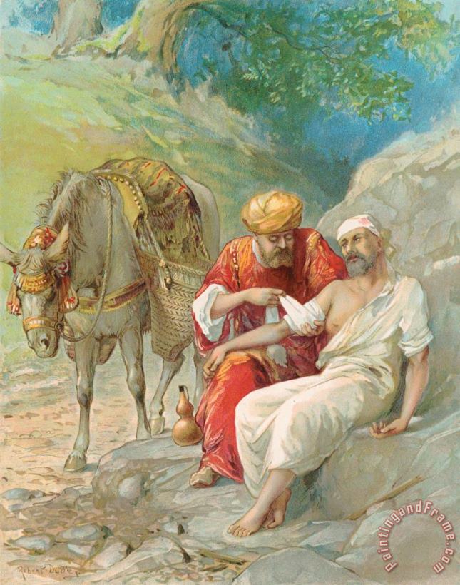 Ambrose Dudley The Good Samaritan Art Painting