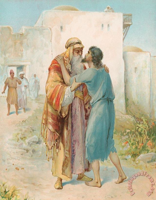The Prodigal's Return painting - Ambrose Dudley The Prodigal's Return Art Print