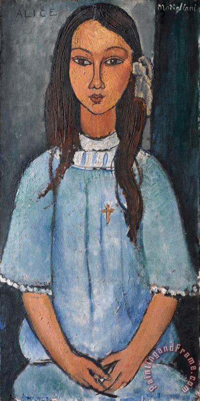 Amedeo Modigliani Alice Art Print